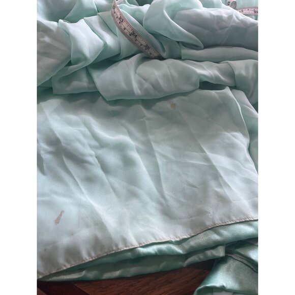 Light mint green strapless maxi wedding prom special ocassion dress size 10 - Picture 9 of 9